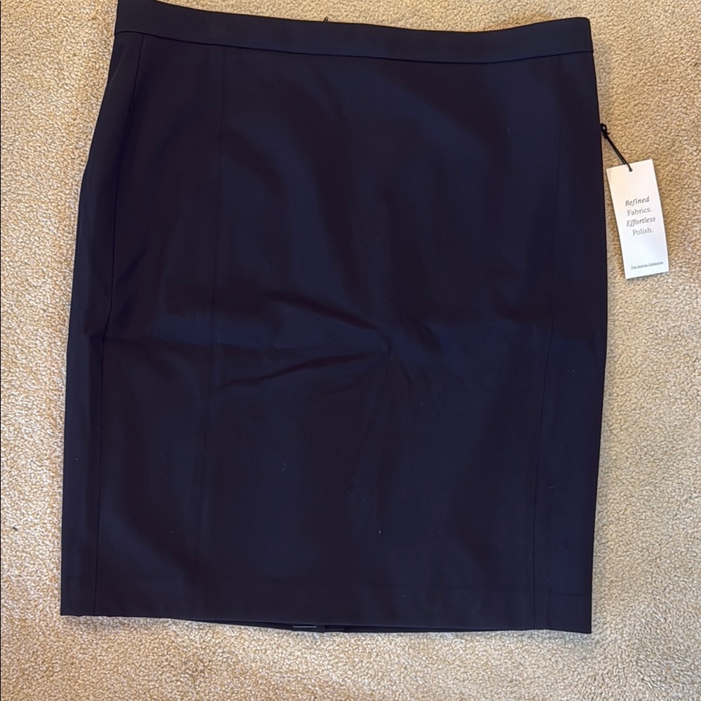 Ann Taylor Black Knee-Length Pencil Skirt